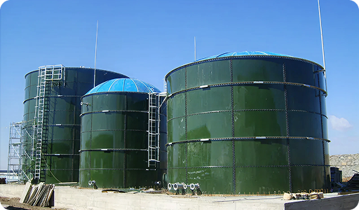 Enamel Cylinder Tank
