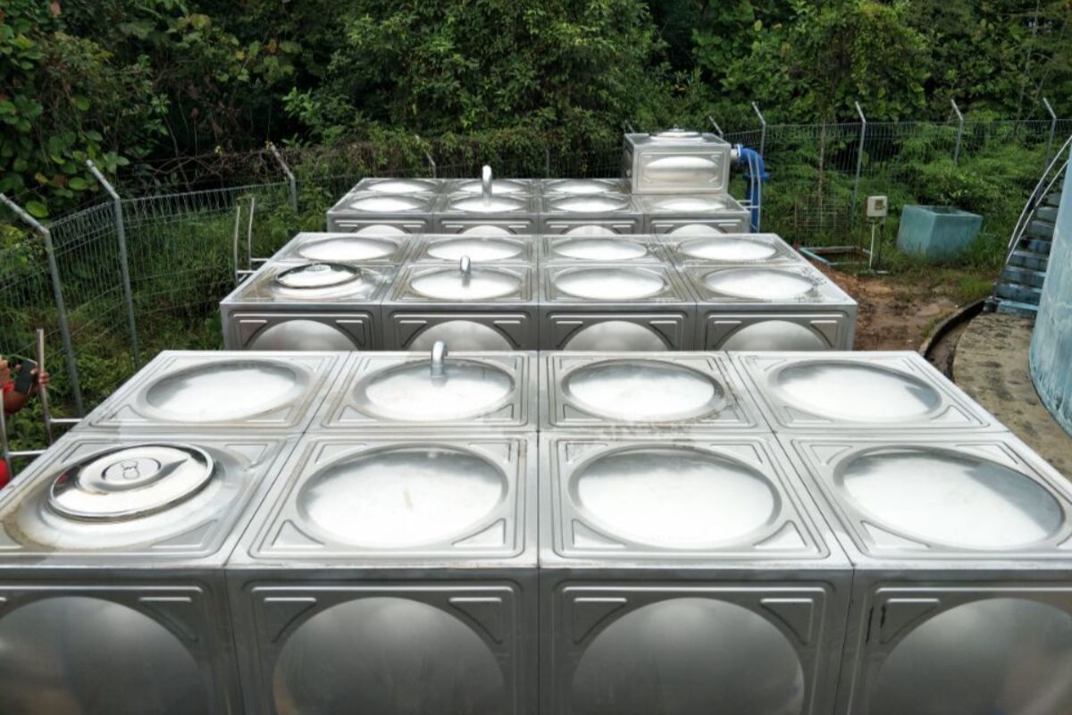 Modular tanks being used for agricultural and rural settings